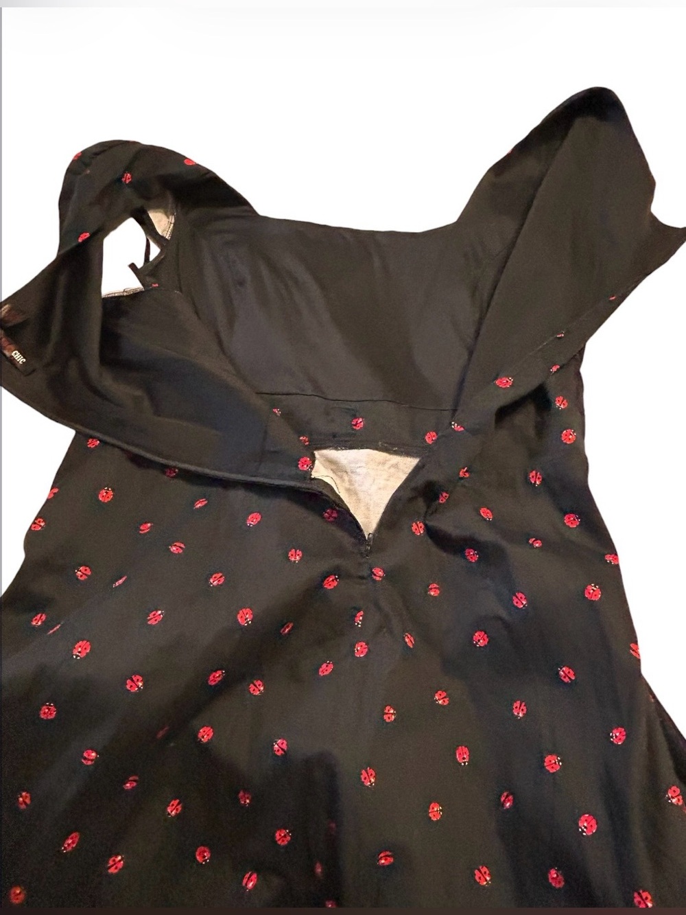 Retro Chic Torrid Ladybug A~Line Dress Pin Up Retro Core Women 20(2X) Swing EUC! - Picture 4 of 10